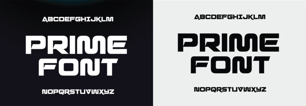 Sport Modern Italic Alphabet Font. Typography urban style fonts for technology, digital, movie logo. vector illustration