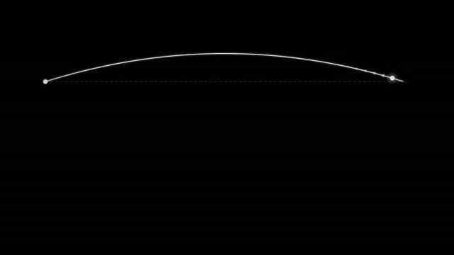Motion graphics animation white lines.