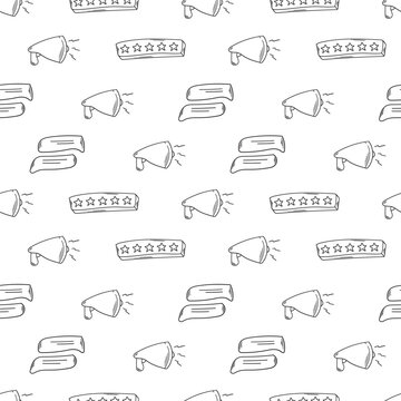 shopping pattern. online shopping seamless pattern. doodle digital shopping seamless pattern background