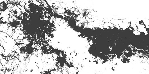 Obraz premium Black and White Abstract Grunge Vector Texture Background with Distressed Splatter and Cracks