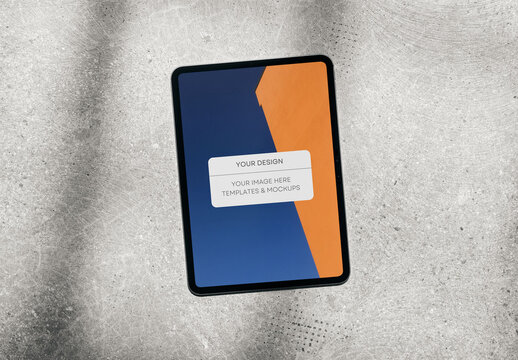 Mockup Of Digital Device With Customized Screen