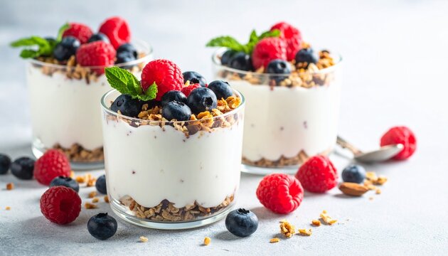 High-Protein Dessert Bowl mit Skyr & Beeren