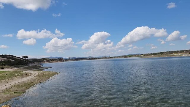 Emre Lake, located between D&ouml;ğer town and Bayramaliler village in the İhsaniye district of Afyonkarahisar, Turkey, is considered the natural gem of the Phrygian Valley 