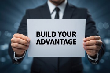 Obraz premium Professional Encouraging to Build Your Advantage