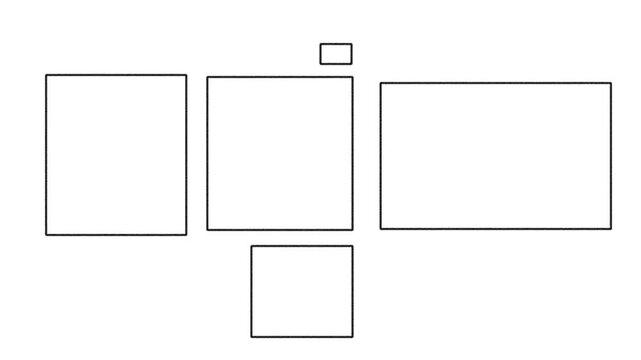 Rectangles or windows on the screen are twitching, moving and shaking.