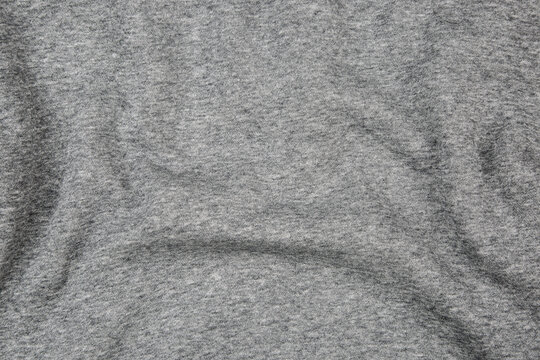 Textured grey jersey textile background