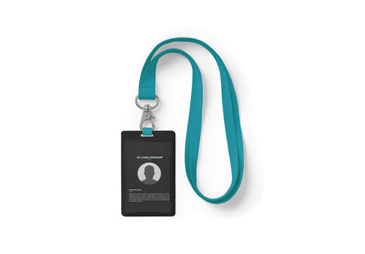 Lanyard Mockup for Product Launch and Marketing Presentation