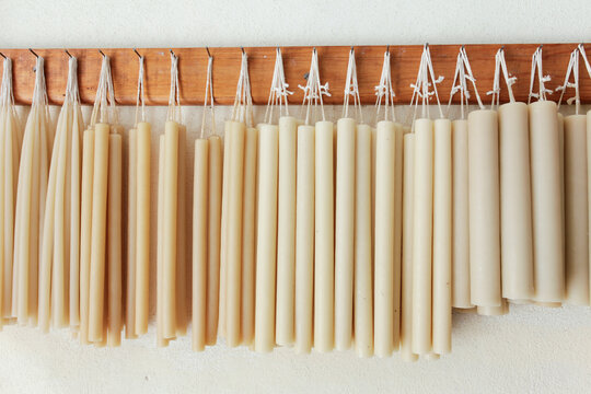 Hanging Hand Dipped Candles