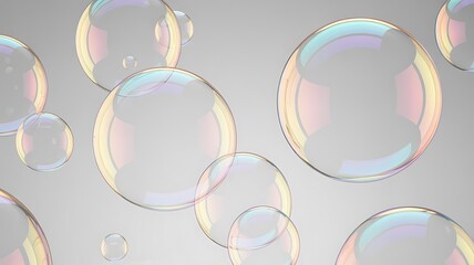 Fototapeta premium bubble transparent, soap bubbles.