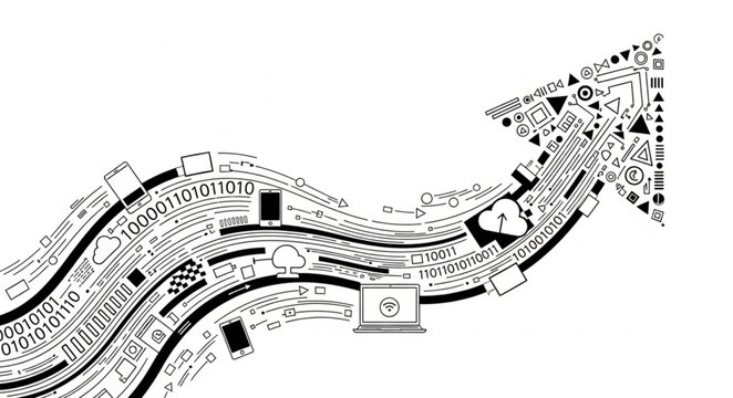 music notes vector