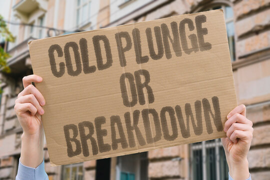"Cold Plunge Or Breakdown" research confirms cold plunge measurably helps adults avoid mental breakdown. COLD. REAL. LIFE. MODERN. HUMAN.