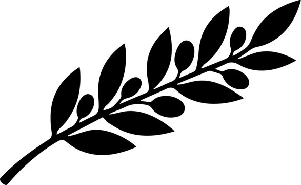 Olive Branch Silhouette
