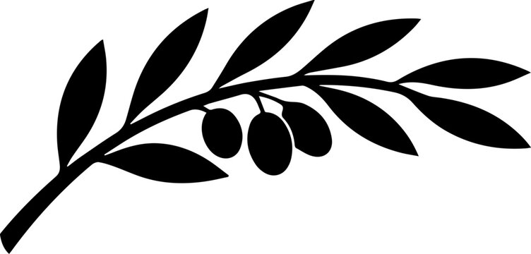 Olive Branch Silhouette