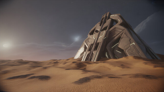 pyramid  in the desert