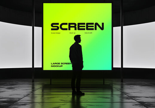 Large Screen Mockup