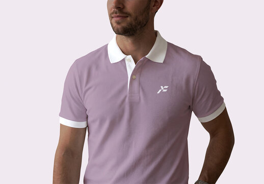 Polo T-Shirt Mockup