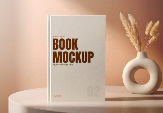 Book Cover Mockup PSD