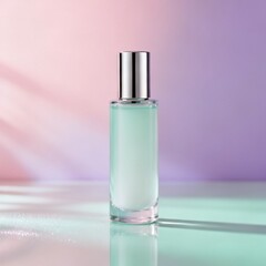 Naklejka premium Minimalist Skincare Bottle Product Studio Shot