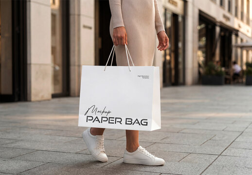 Shopping Bag Mockup Template