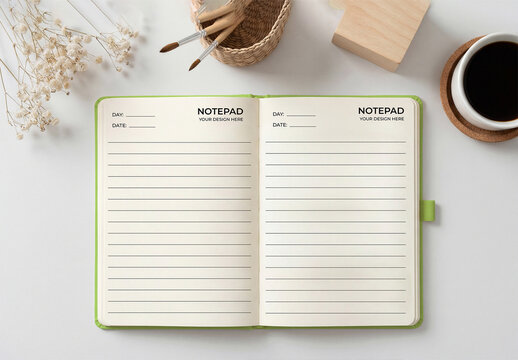 Open Notepad Mockup