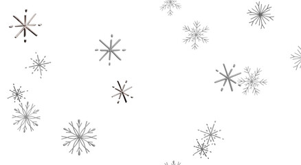 Fototapeta premium Abstract snowflake illustration. Winter, Christmas background. Festive season. Vector illustration.