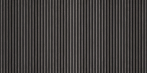 Obraz premium SEAMLESS background of dark gray wooden wall panel, natural wood paneling texture, decorative accent wall or acoustic panel design, repeating pattern.