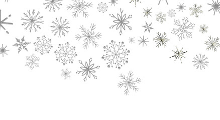 Elegant winter snowflake background ideal for Christmas, holiday designs, and seasonal greetings. P © vege
