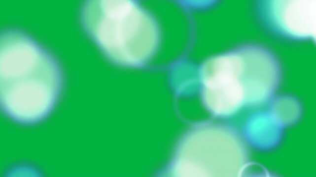 Glowing orbs drifting, colliding and merging, blooming on transparent background to show cluster