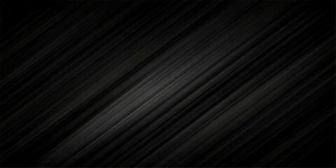 Seamless abstract dark gray and black wallpaper pattern with textured lines and striped metal fabric material design for a vector backdrop illustration © Julya