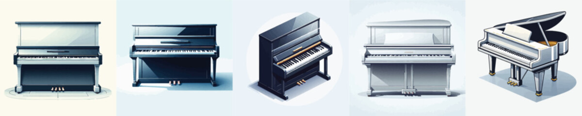 Vector of a piano © FirdianKrisna