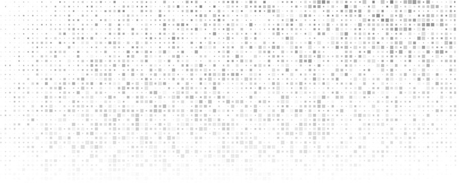 Random halftone. Pointillism style. Background with irregular, chaotic dots, points, circle. Abstract monochrome pattern.