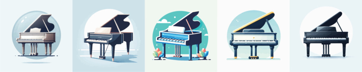 Vector of a piano © FirdianKrisna
