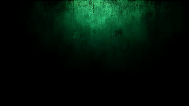 Vector Abstract Dramatic emerald textured background with grungy, moody, dark look, which can be the element of art.
