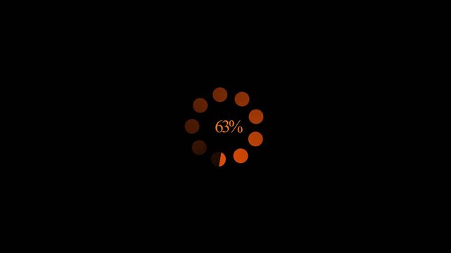 Loading - circle Modern loading animation. Circular loading indicator , loading and buffering icon animation-looped,HD video,