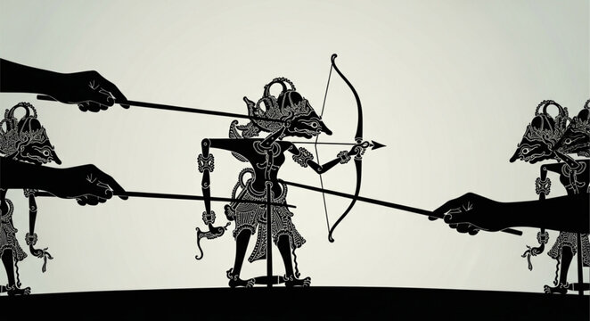 Close-up of a professional archer drawing bowstring.