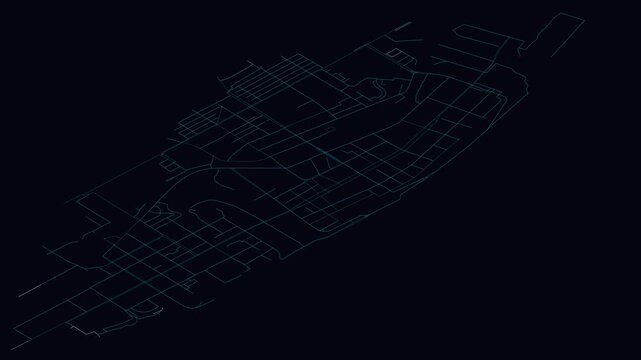 Volgograd, Russia, City Infrastructure Expansion Animation, Urban Visualization Technology