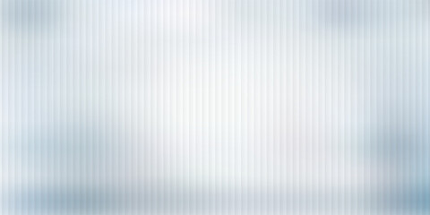 Fototapeta premium Vector ribbed glass texture background. Blue white grey ribbed glass. Natural color. Mesh gradient. acrylic ribbed bath surface. Reeded glass background semitransparent overlay. Bath wall window