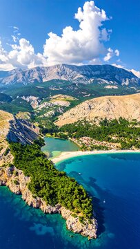 Baka Beach with Croatia.