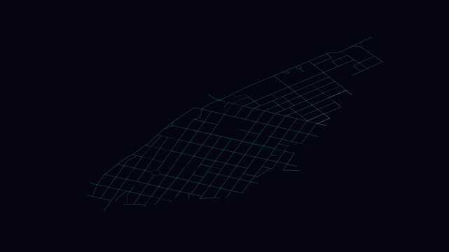 Samara, Russia, City Infrastructure Expansion Animation, Urban Visualization Technology