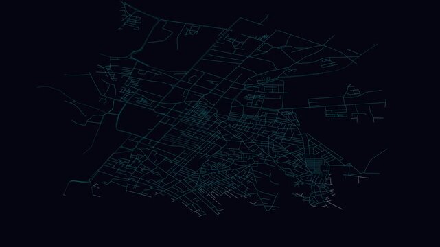Quetta, Pakistan, City Infrastructure Expansion Animation, Urban Visualization Technology