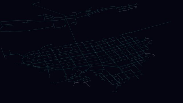 Perm, Russia, City Infrastructure Expansion Animation, Urban Visualization Technology