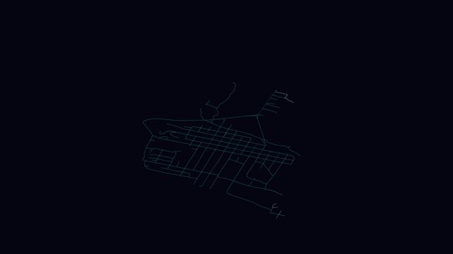 Monrovia, Liberia, City Infrastructure Expansion Animation, Urban Visualization Technology