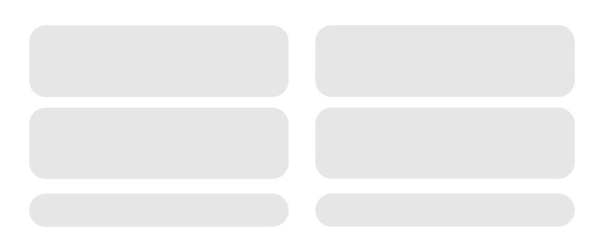 Light Gray Rounded Rectangles and Squares on Black Background