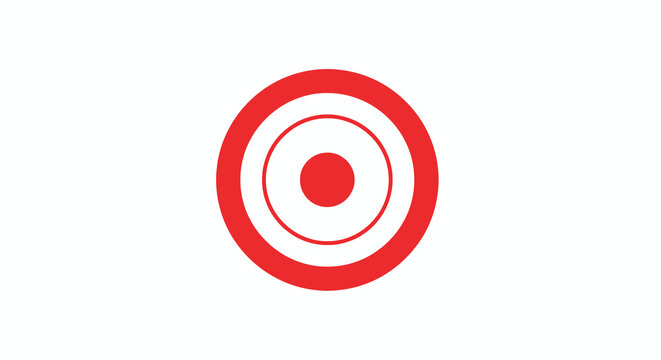 concentric circles design on white background high quality