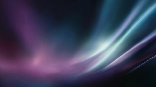 Ethereal auroras dance in violet and blue hues