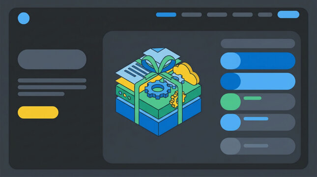 Isometric software application bundle concept