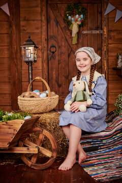 Easter Rustic Scene
