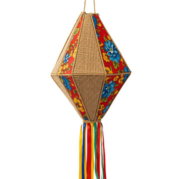 Bal&atilde;o de S&atilde;o Jo&atilde;o isolado em fundo transparente 