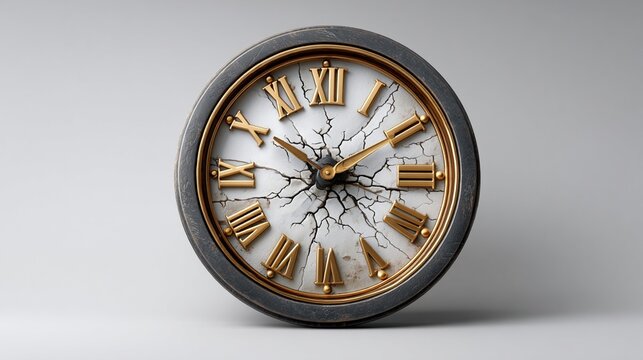 Surreal Clock with Stretching Effect, Time Dilation