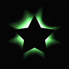 Obraz premium Star illuminate light frame